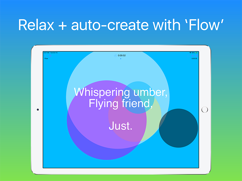Wotja: Relax + auto-create with 'Flow'