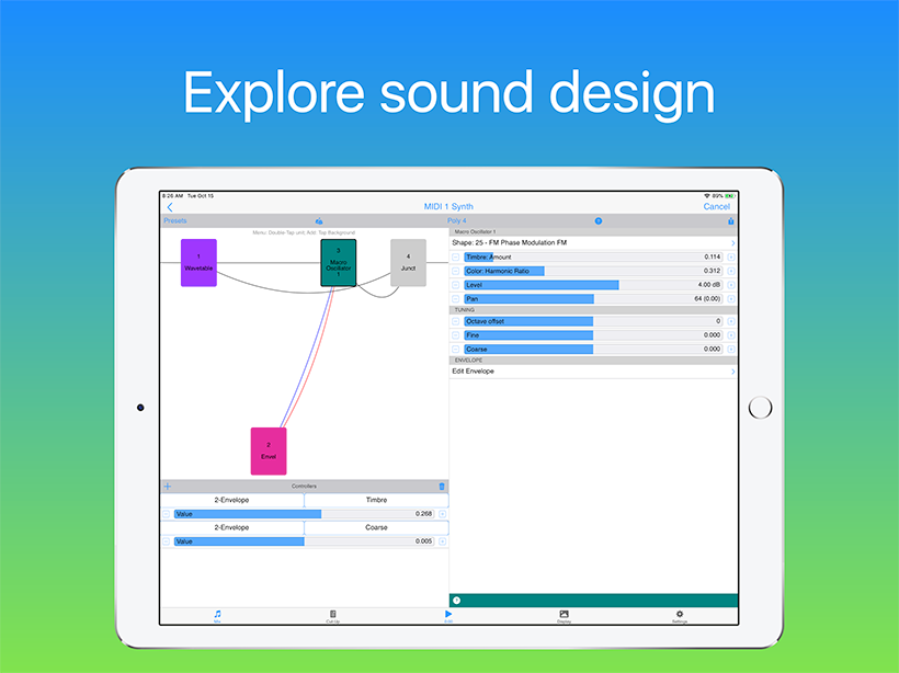 Wotja: Explore sound design